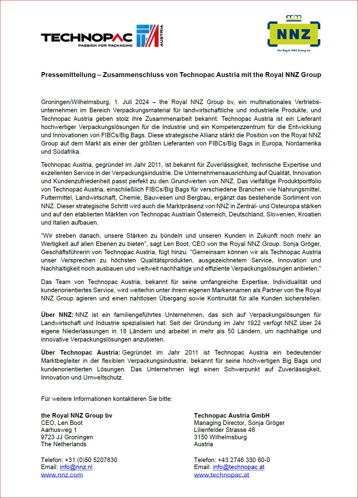 Pressemitteilung