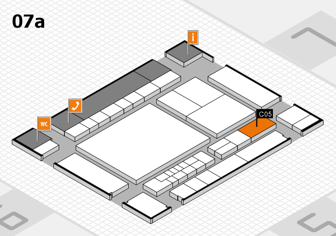 Standplan der Interpack 2017 von Technopac Austria in Halle 07a 